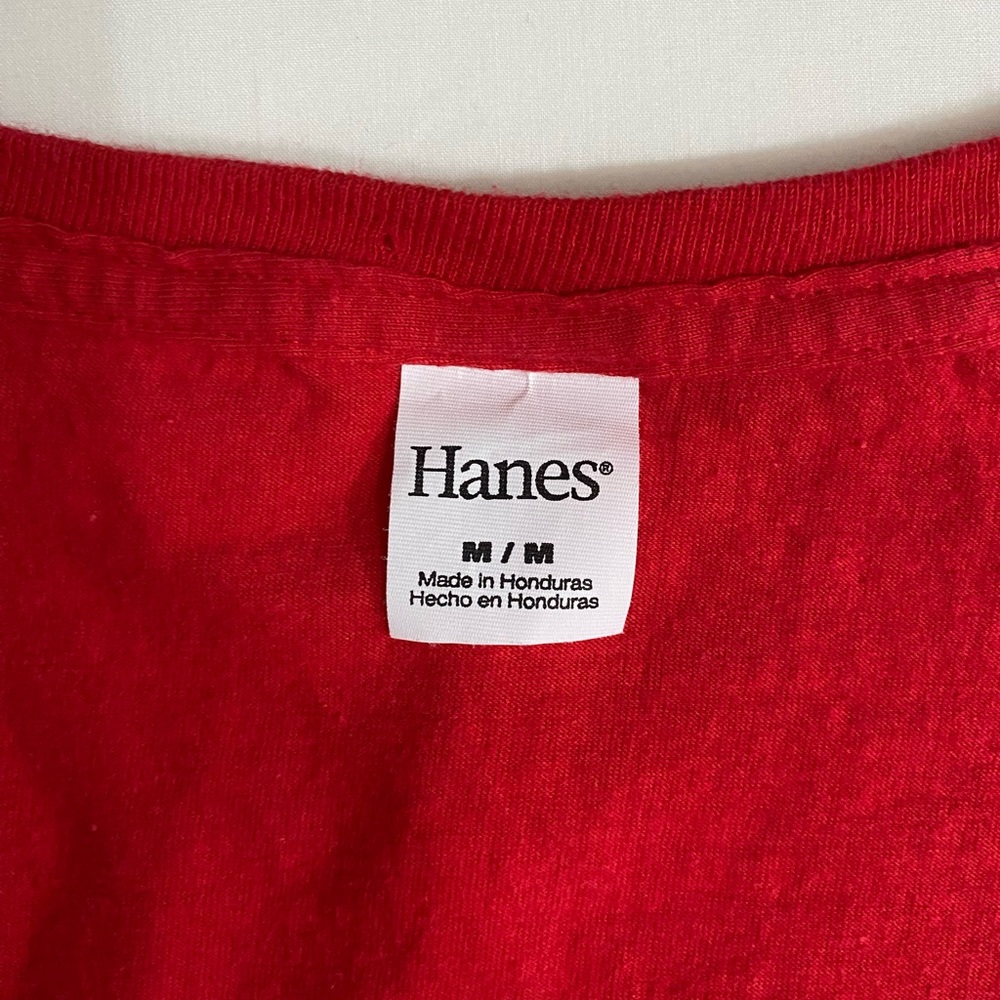 Hanes UGA Georgia Bulldogs V-Neck Short Sleeve T-Shirt Women’s Medium College - Picture 3 of 8
